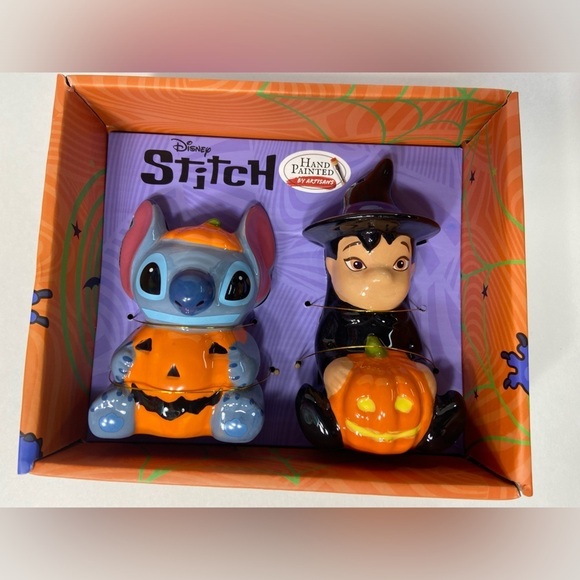 Disney - Lilo & Stitch - Halloween - Salt & Pepper Shakers - BNIB ๐๐ป๐ - Picture 5 of 7